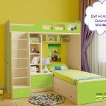 Детская двухъярусная кровать Астра 4