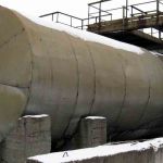 Емкость нержавеющая 63 куба горизонтальная б/у продаю