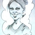 шаржированные куклы по фотографии,силуэты ,профиль лица