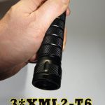 Подводный фонарь на трех светодиодах Cree XM-L2 T6.